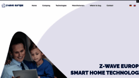 What Zwave.eu website looks like in 2024 