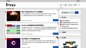 What Ztsky.cn website looks like in 2024 