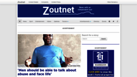 What Zoutnet.co.za website looks like in 2024 