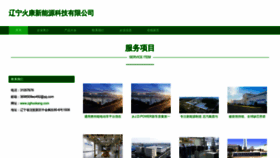 What Zghuokang.com website looks like in 2024 