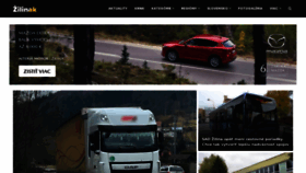 What Zilinak.sk website looked like in 2024 (1 year ago)