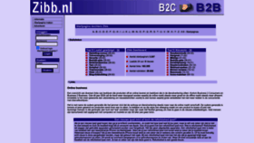 What Zibb.nl website looks like in 2024 