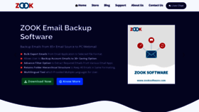 What Zooksoftware.com website looks like in 2024 