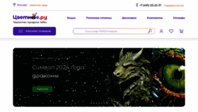 What Zvetnoe.ru website looks like in 2024 