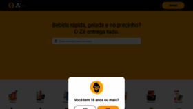 What Ze.delivery website looked like in 2024 (2 years ago)