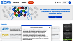 What Zum.de website looks like in 2024 
