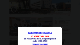 What Zs1goleniow.edu.pl website looks like in 2024 