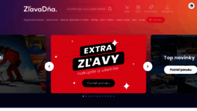 What Zlavadna.sk website looks like in 2024 