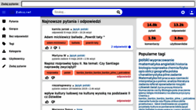 What Zalicz.net website looks like in 2024 
