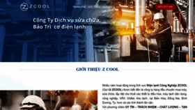 What Zcool.vn website looked like in 2024 (1 year ago)