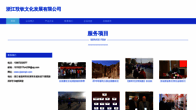What Zjwenqin.com website looks like in 2024 