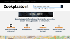 What Zoekplaats.nl website looks like in 2024 