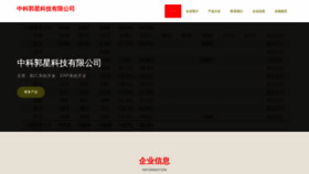 What Zkguoxing.com website looks like in 2024 