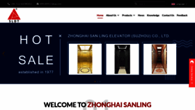 What Zhsl-elevator.com website looks like in 2024 