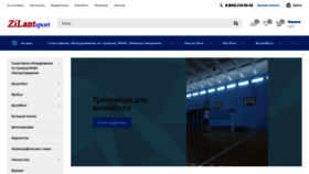 What Zilantsport.ru website looks like in 2024 