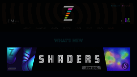 What Zimjs.com website looks like in 2024 