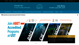 What Zewailcity.edu.eg website looked like in 2024 (1 year ago)