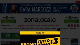 What Zonalocale.it website looks like in 2024 