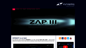What Zynaptiq.com website looks like in 2024 