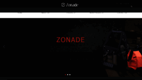 What Zonade.cn website looks like in 2024 