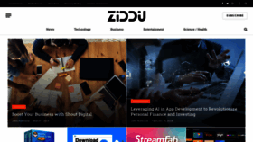 What Ziddu.com website looks like in 2024 