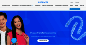What Zenyum.com website looks like in 2024 