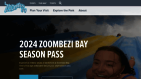 What Zoombezibay.com website looks like in 2024 