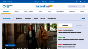 What Zadarskilist.hr website looks like in 2024 