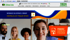 What Zielonalinia.gov.pl website looks like in 2024 