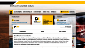 What Zaek-berlin.de website looks like in 2024 