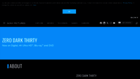 What Zerodarkthirty-movie.com website looks like in 2024 