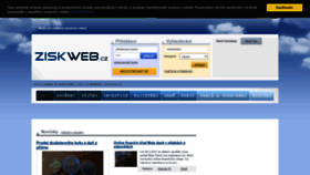 What Ziskweb.cz website looks like in 2024 