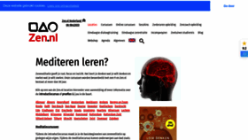 What Zen.nl website looks like in 2024 
