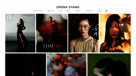 What Zhangjingna.com website looks like in 2024 