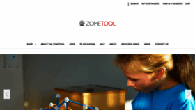 What Zometool.com website looks like in 2024 