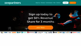 What Zeepartners.com website looks like in 2024 