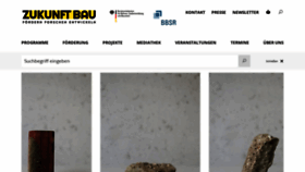 What Zukunftbau.de website looks like in 2024 