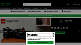 What Zavvi.de website looks like in 2024 