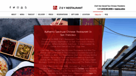 What Zandyrestaurant.com website looks like in 2024 