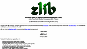 What Zlib.net website looks like in 2024 