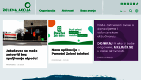 What Zelena-akcija.hr website looks like in 2024 