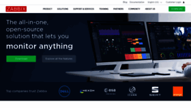 What Zabbix.com website looks like in 2024 