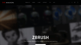 What Zbrush.com website looks like in 2024 