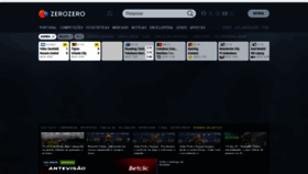 What Zerozero.pt website looked like in 2024 (2 years ago)