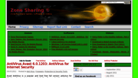 What Zone-sharing.info website looked like in 2011 (12 years ago)