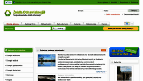 What Zrodlaodnawialne.pl website looked like in 2011 (12 years ago)