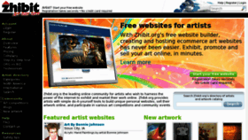 What Zhibit.org website looked like in 2011 (15 years ago)