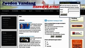 What Zwedenvandaag.nl website looked like in 2011 (12 years ago)
